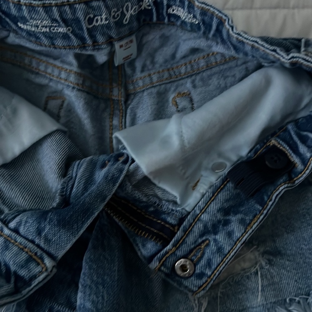 Girl’s Denim Cutoff Shorts from Cat & Jack - Picture 4 of 5